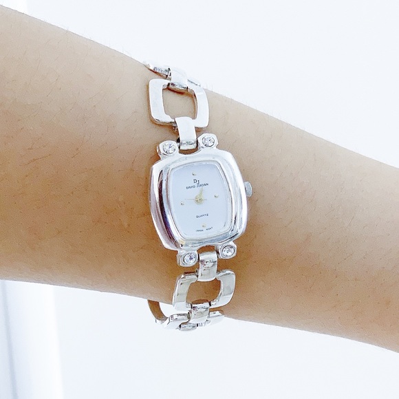 david jordan Accessories - DAVID JORDAN Silver Stainless Steel Bracelet Watch